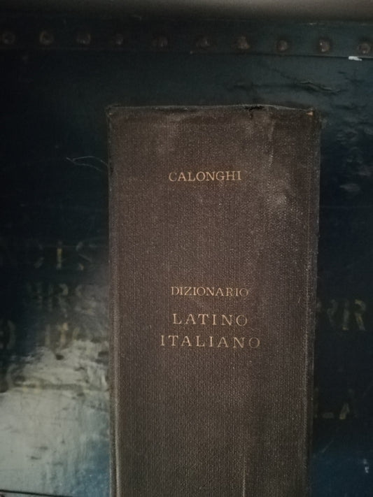 Dizionario italiano latino - copertina