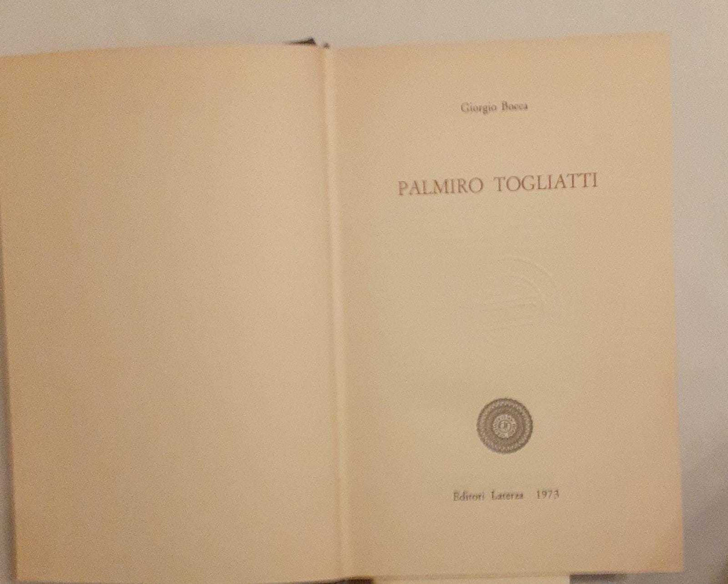 Palmiro Togliatti - copertina