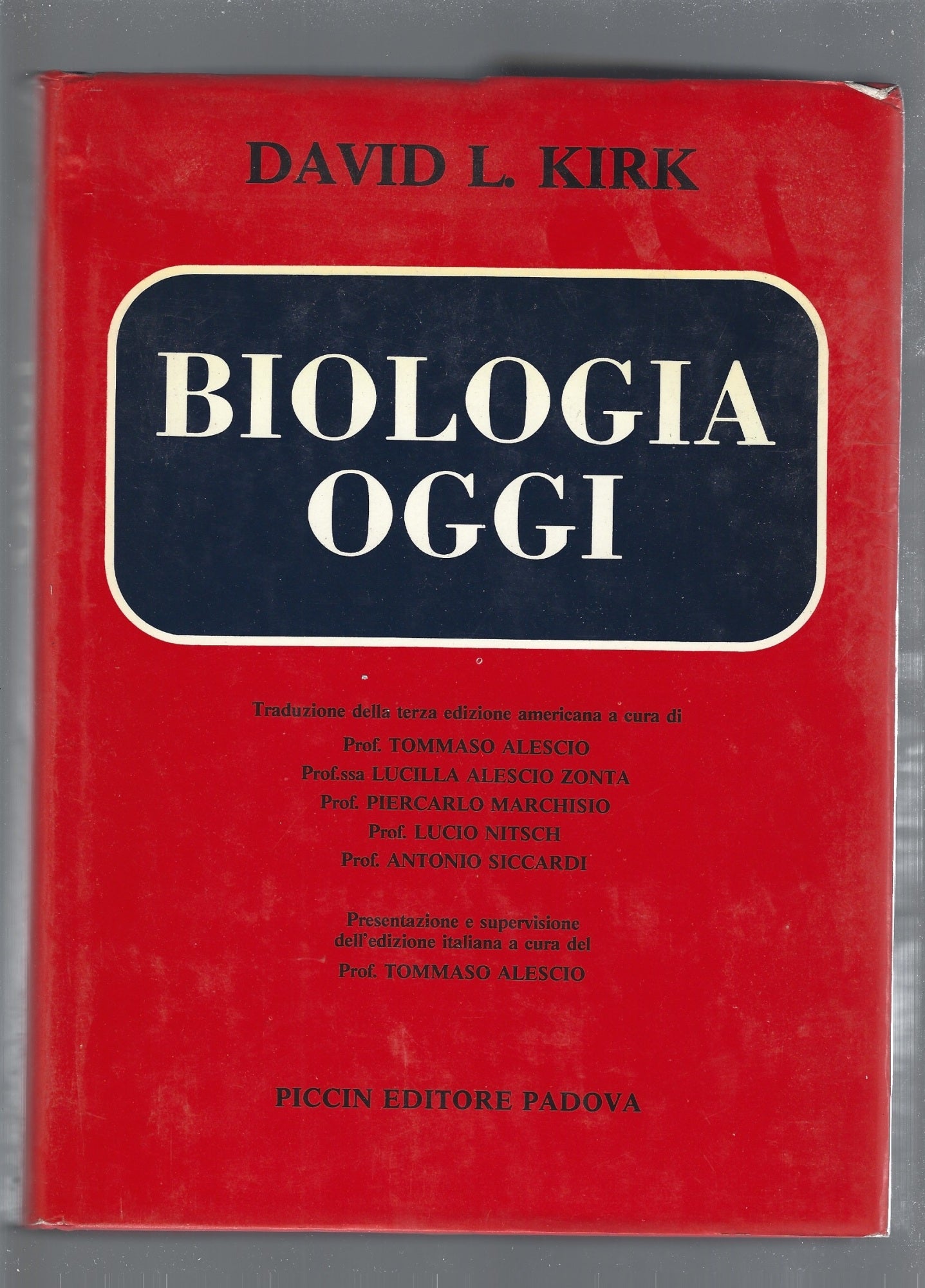 Biologia oggi - copertina