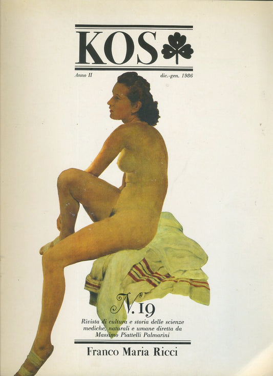 KOS. Anno II. Dicembre- Gennaio 1986 - copertina