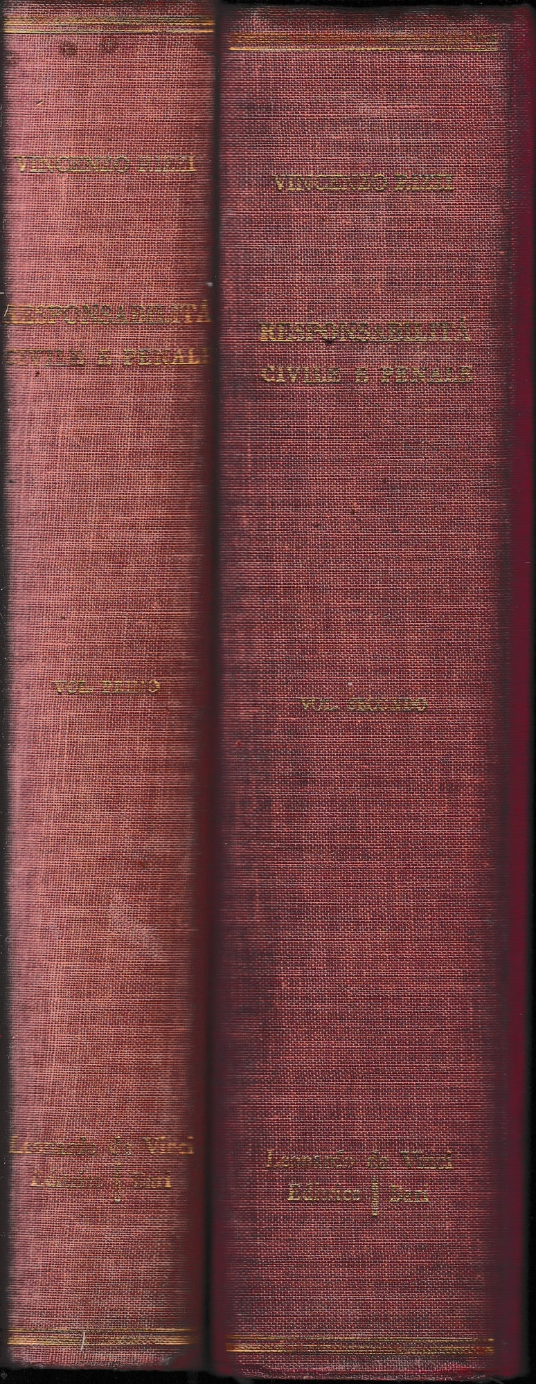 RESPONSABILITÀ CIVILE E PENALE NEL CAMPO DELLA PROPRIETÀ E DEI LAVORI PUBBLICI E PRIVATI - copertina