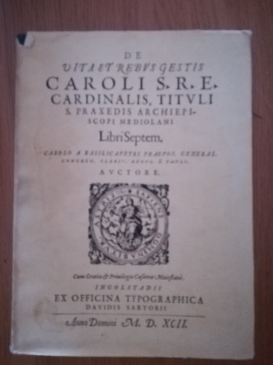 Vita e opere di Carlo - copertina