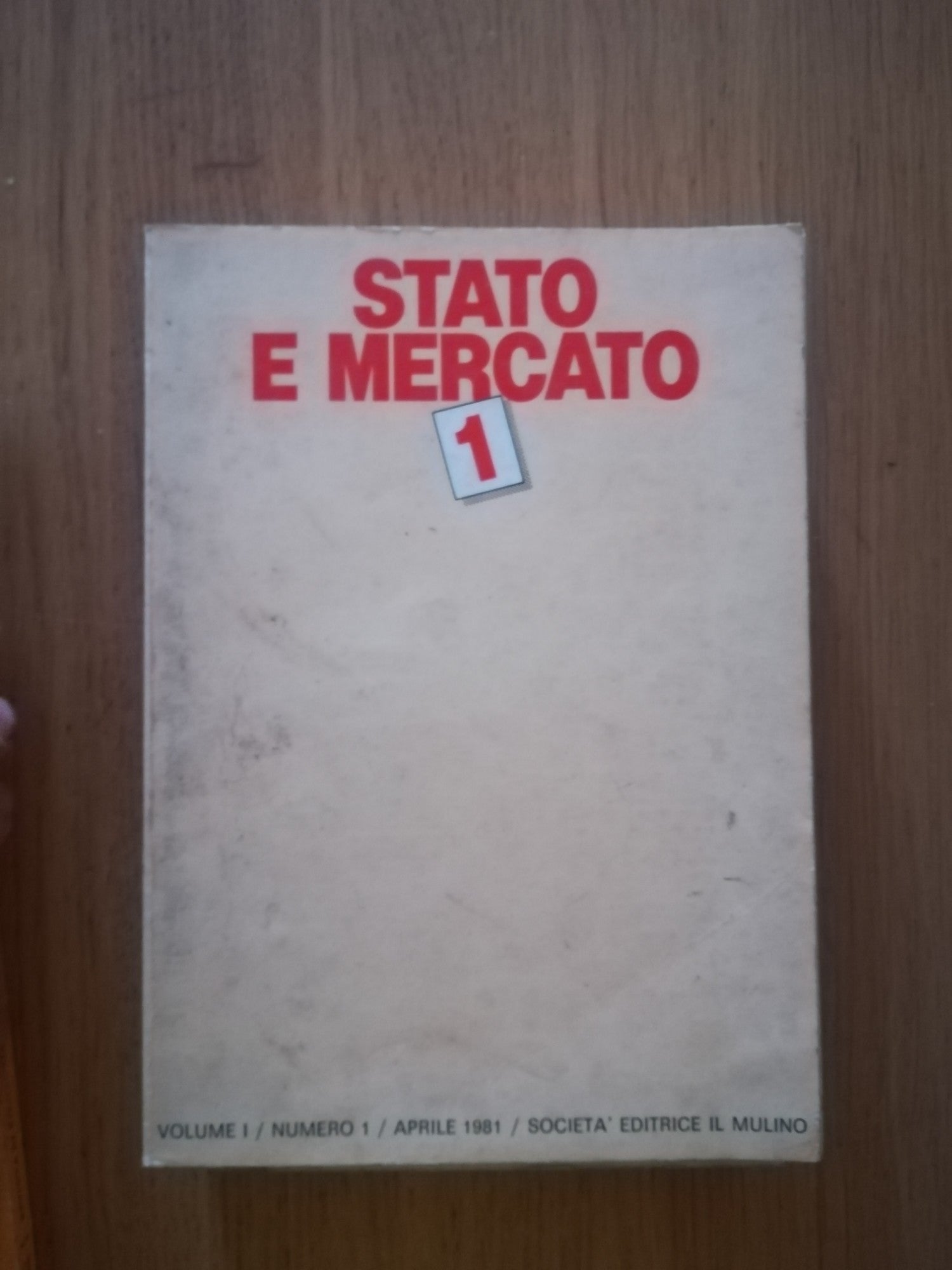Stato e mercato 1 - copertina