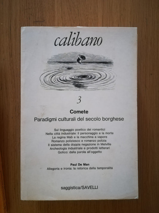 Calibano 3 Comete paradigmi culturali del secolo borghese - copertina