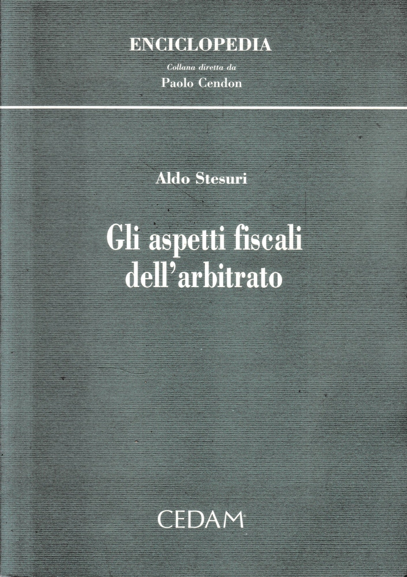 Gli aspetti fiscali dell'arbitrato - copertina