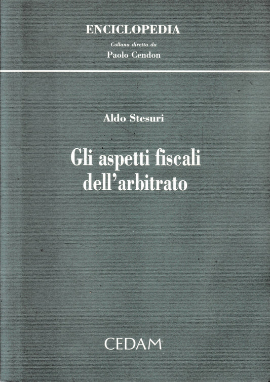 Gli aspetti fiscali dell'arbitrato - copertina