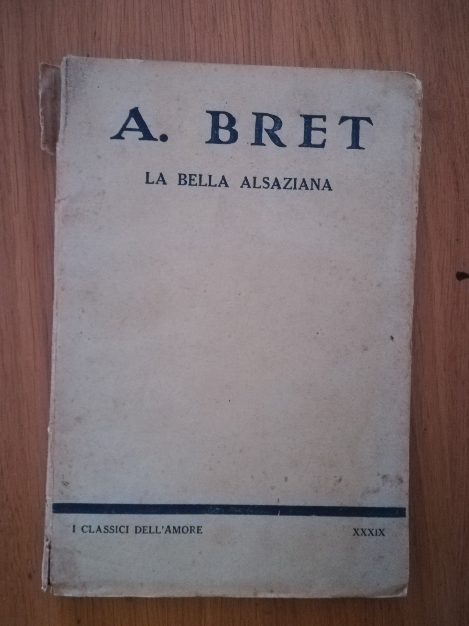 La bella alsaziana - copertina