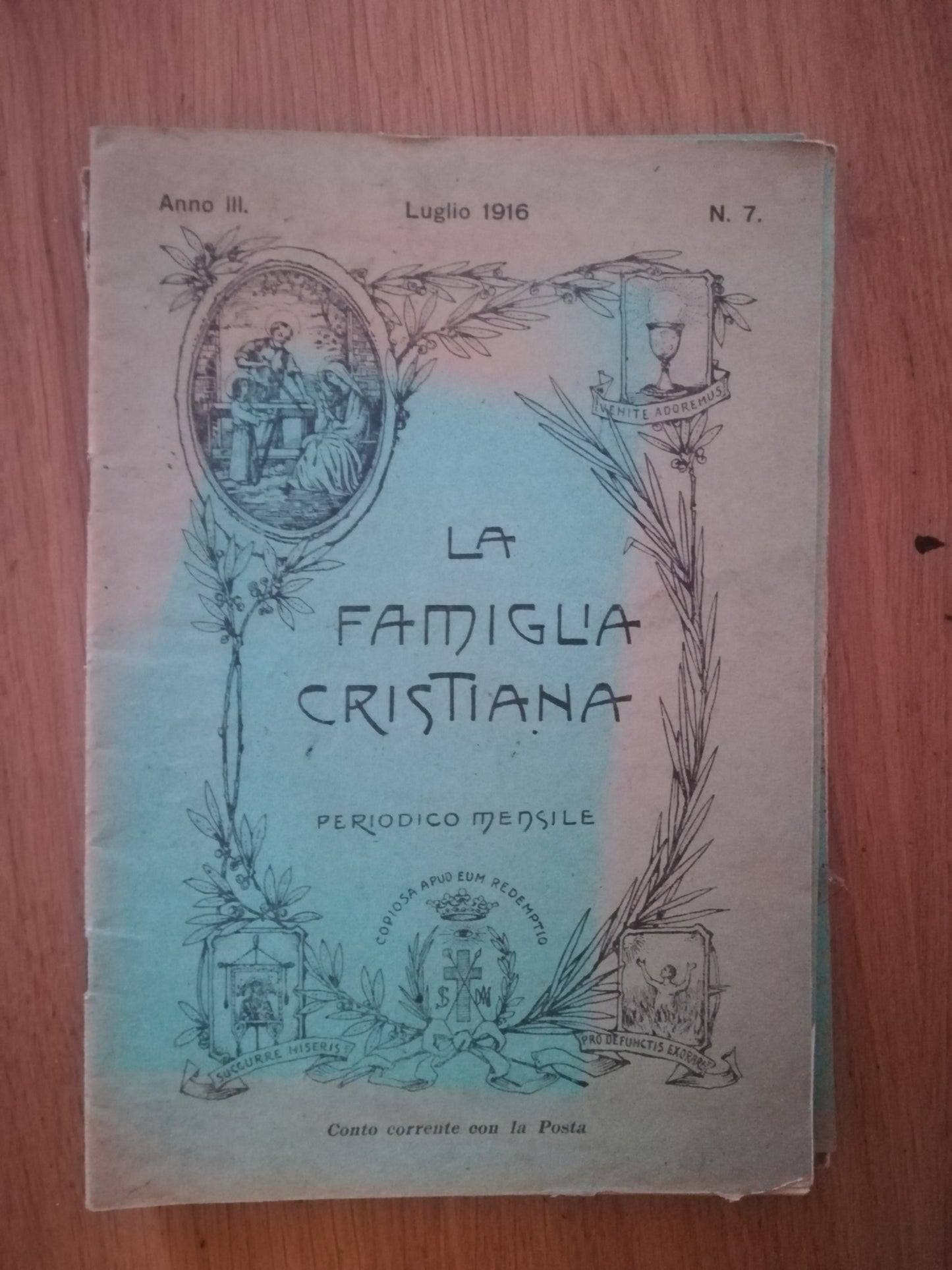 La famiglia cristiana n. 7 - copertina