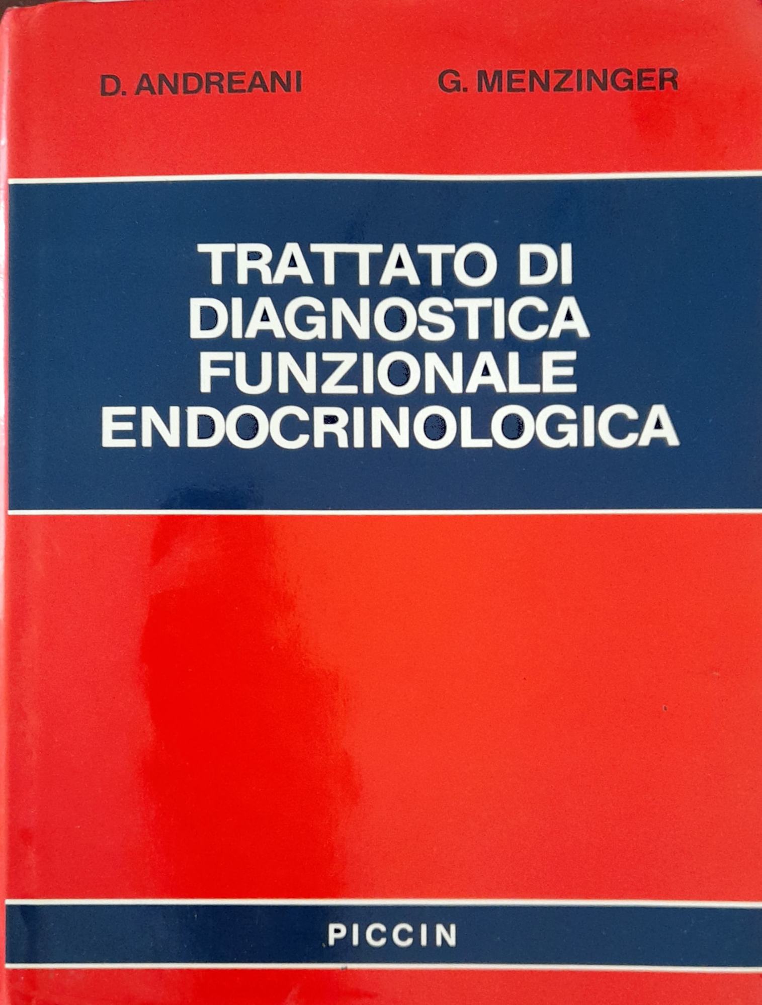 Trattato di diagnostica funzionale endocrinologica - copertina
