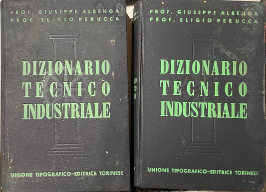 Dizionario tecnico industriale ( 2 volumi) - copertina