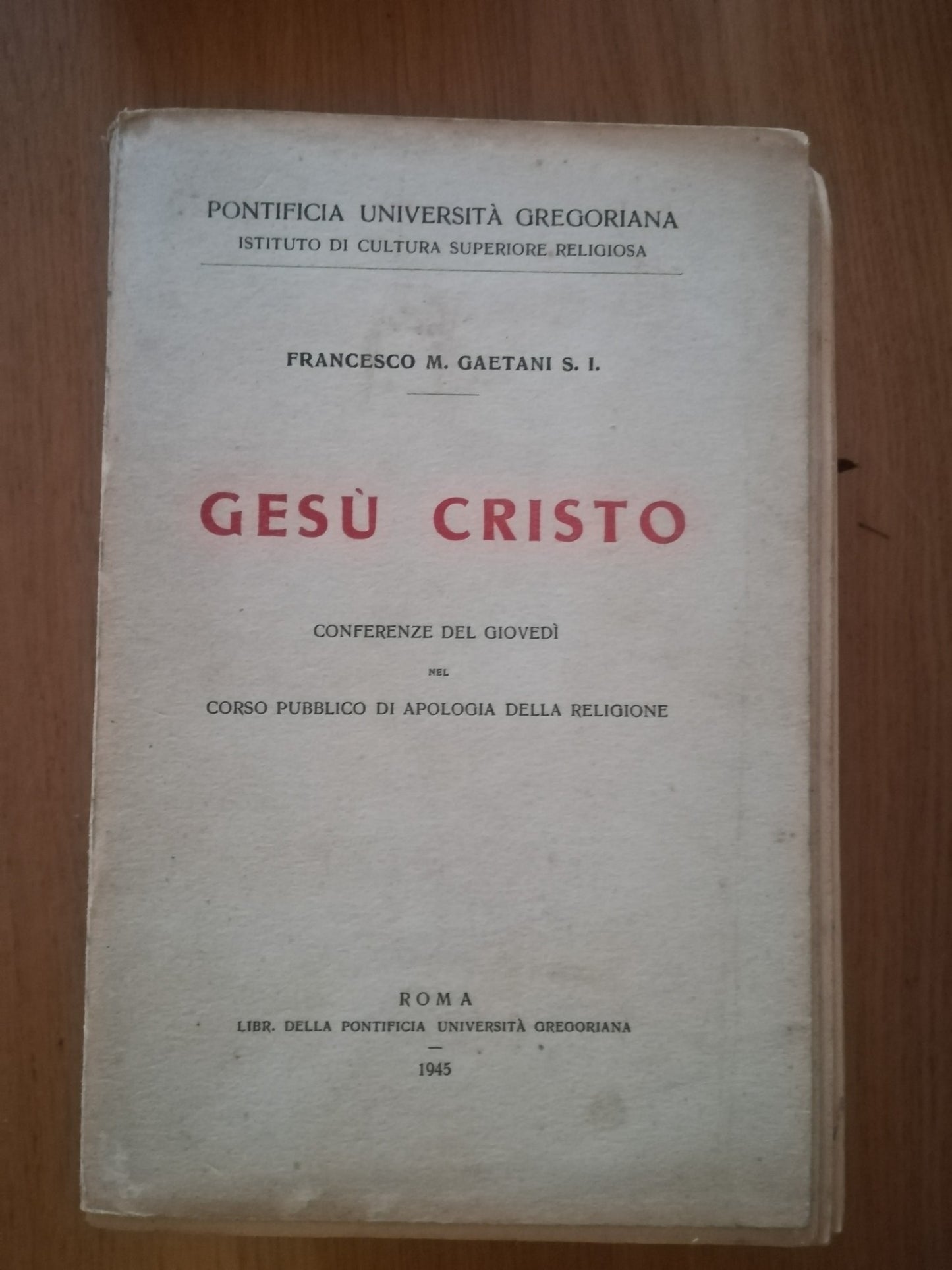 Gesù Cristo - copertina