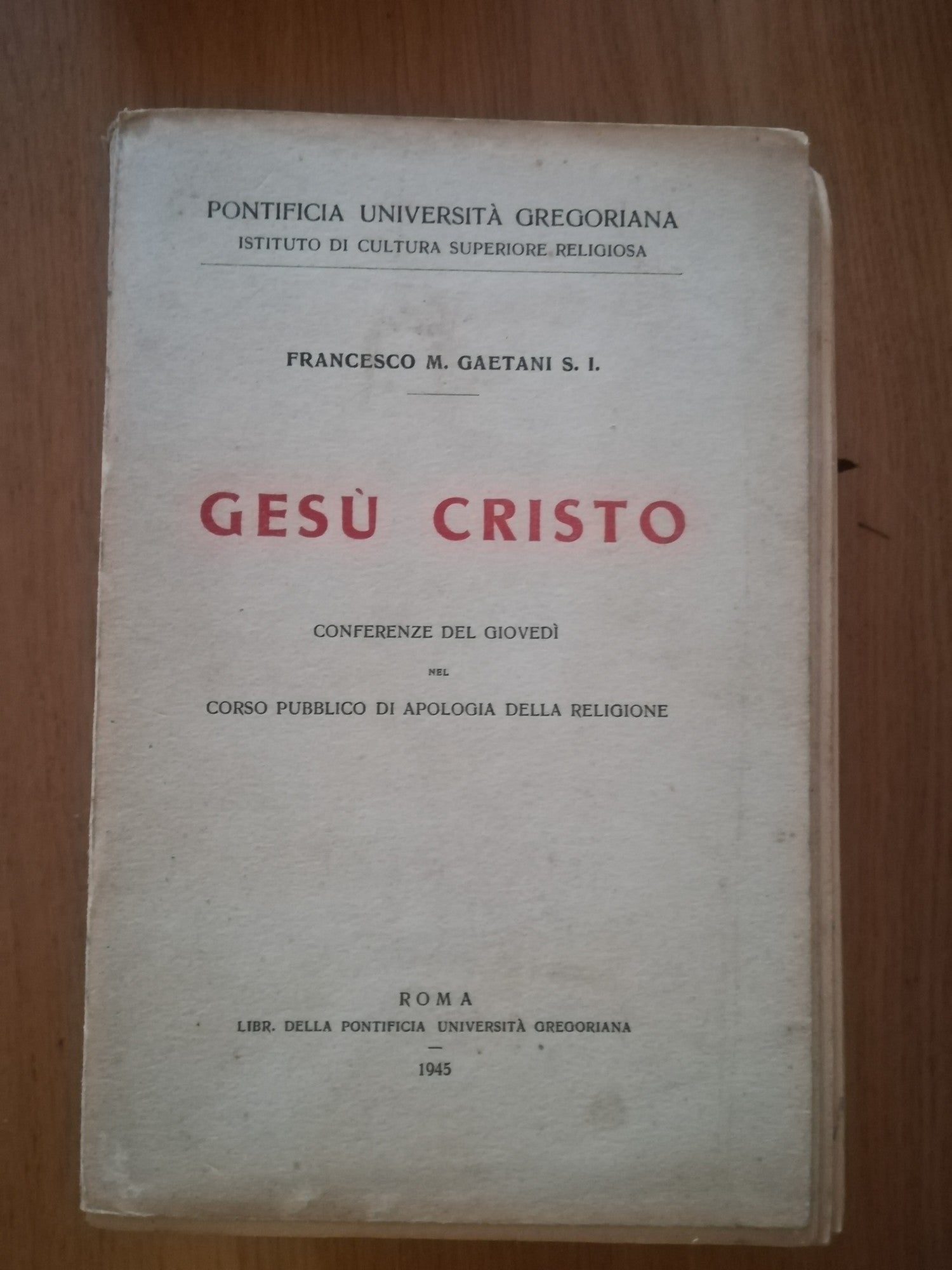 Gesù Cristo - copertina