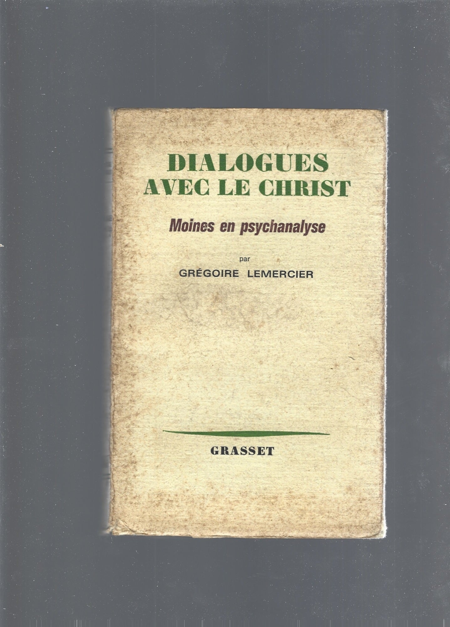Dialogues avec le Christ - copertina