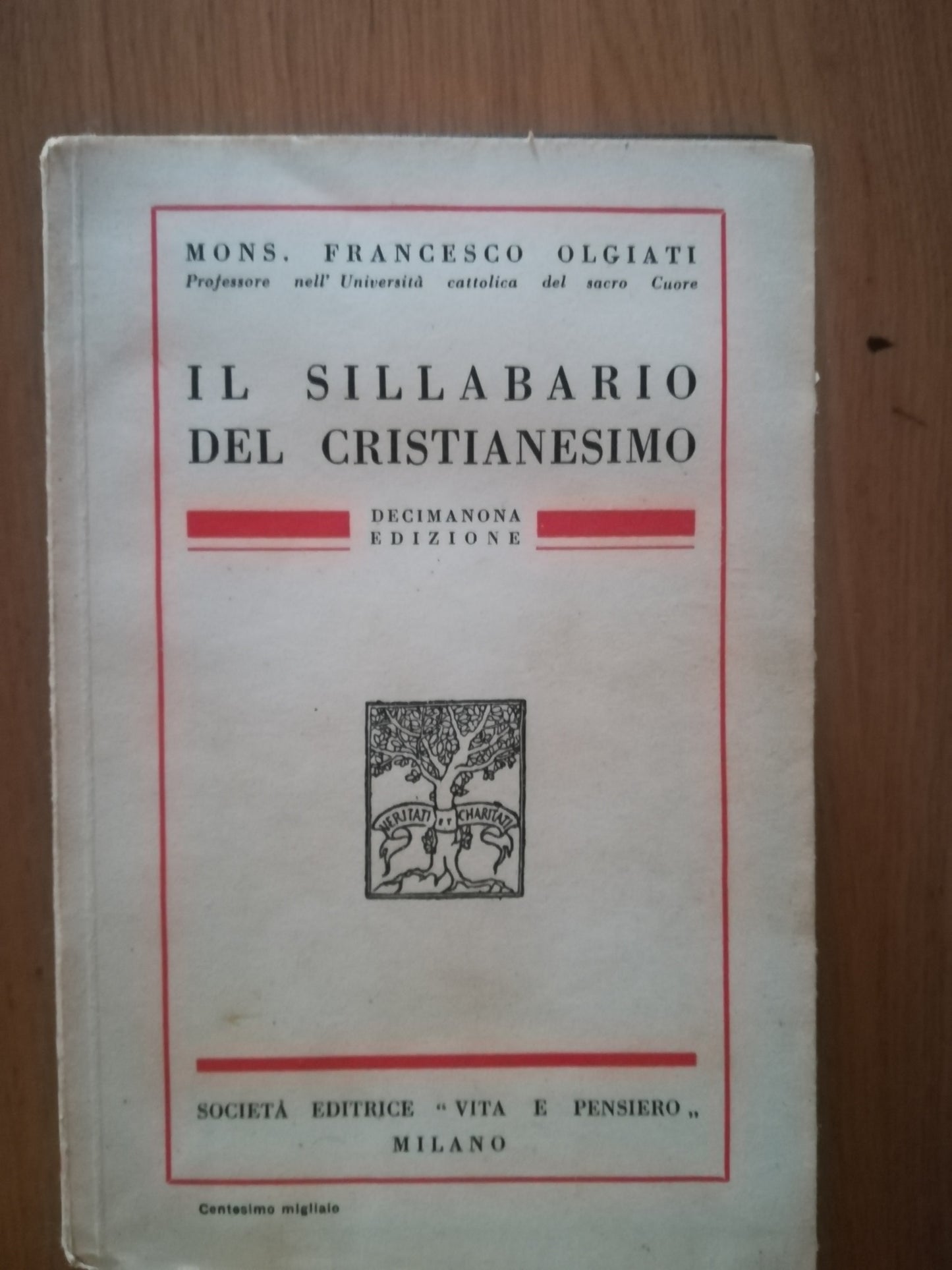 Il sillabario del Cristianesimo - copertina
