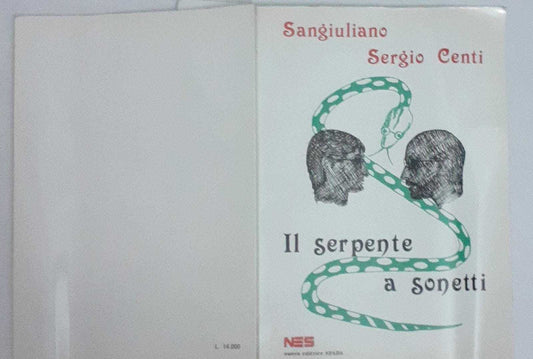 Il serpente a sonetti - copertina