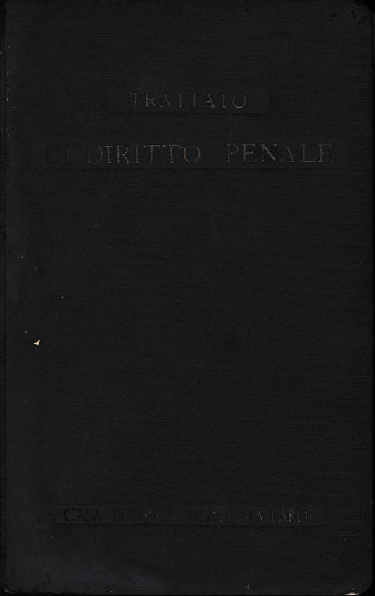 Parte generale del diritto penale, tomo 1. - copertina