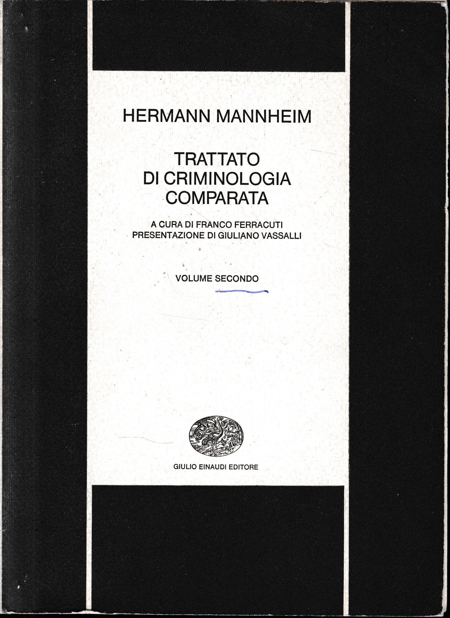 Trattato di criminologia forense, vol. II° - copertina