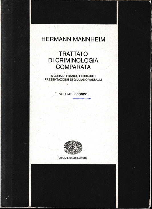 Trattato di criminologia forense, vol. II° - copertina