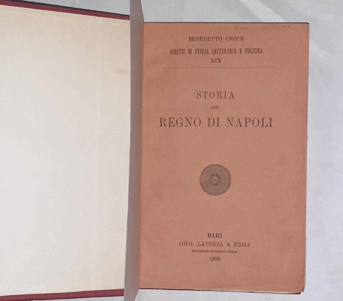 Storia del Regno di Napoli - copertina