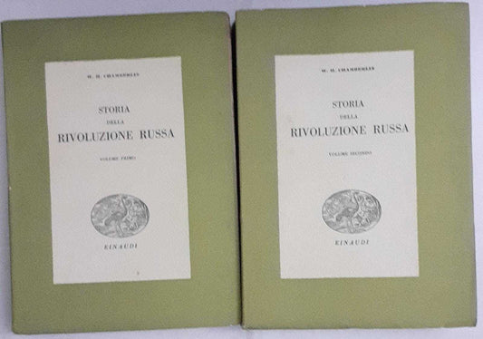 Storia della Rivoluzione Russa. Volume primo, secondo - copertina