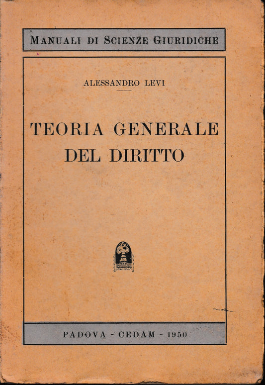 Teoria generale del diritto - copertina
