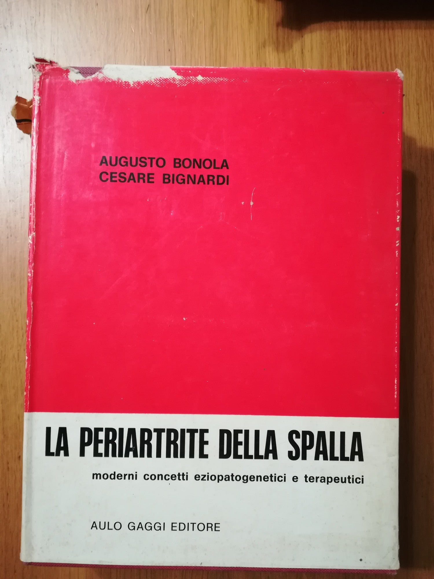 La periartrite della spalla - copertina