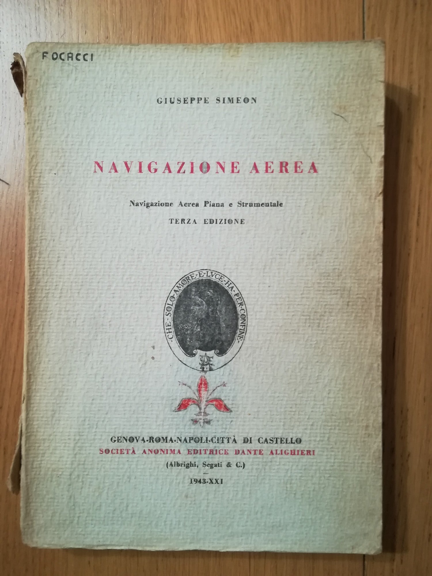 Navigazione aerea - copertina