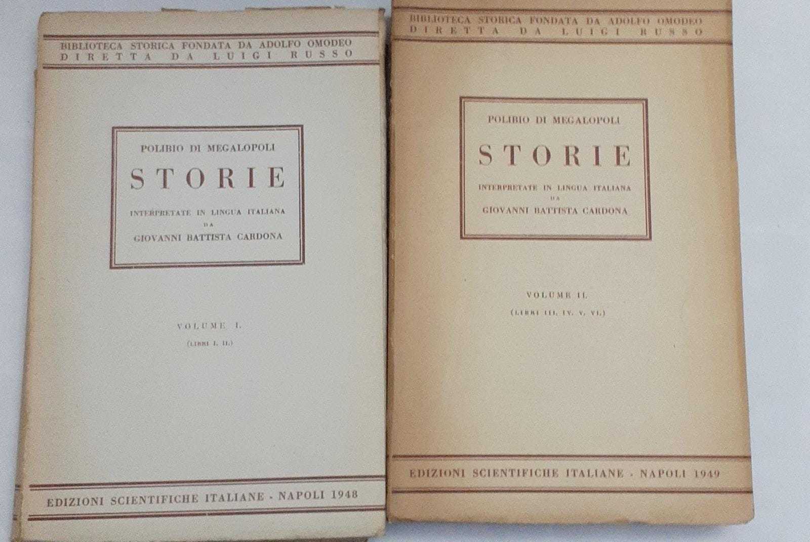 Storie interpretate in lingua italiana da Giovanni Battista Cardona. Volume I II - copertina