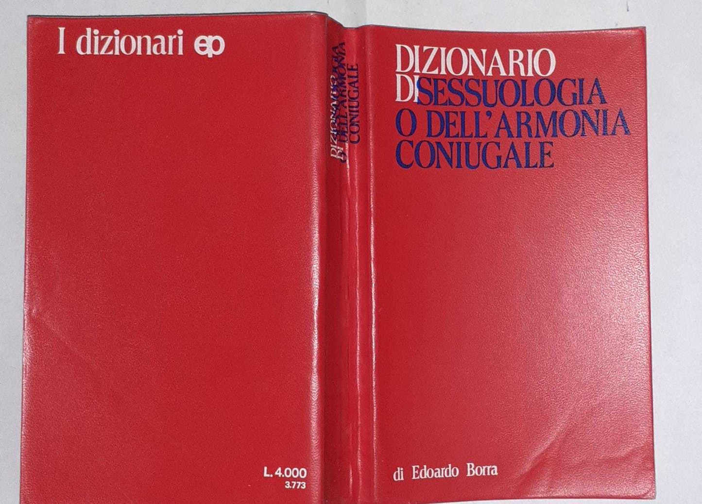 Dizionario di sessuologia o dell'armonia coniugale - copertina