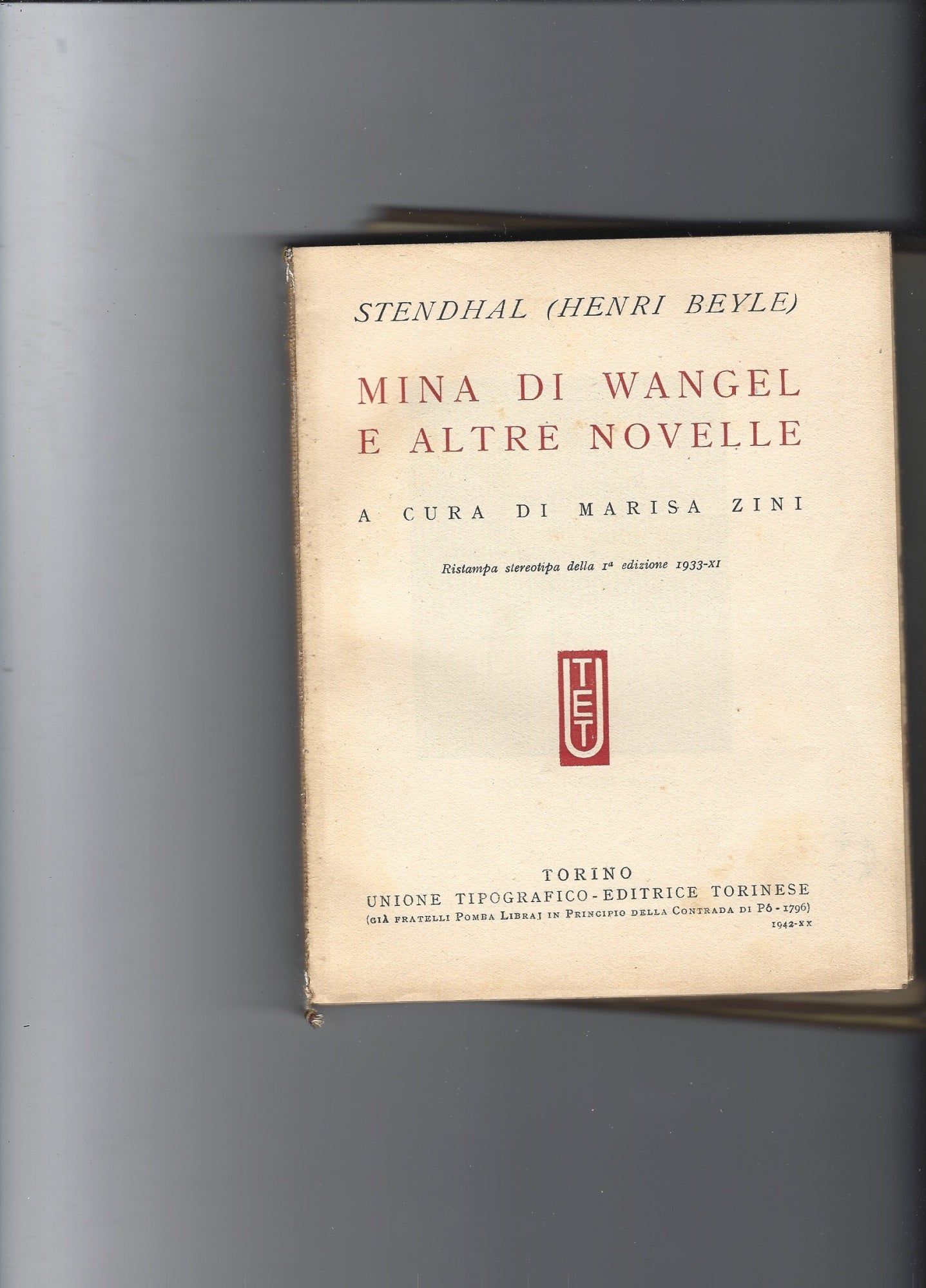 Mina di Wangel - copertina
