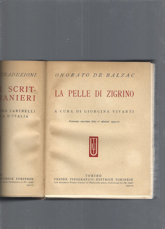 La pelle di Zigrino - copertina