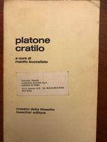 Platone cratilo - copertina