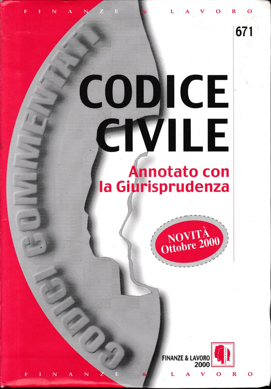 Codice Civile. Annotato con la Giurisprudenza. - copertina