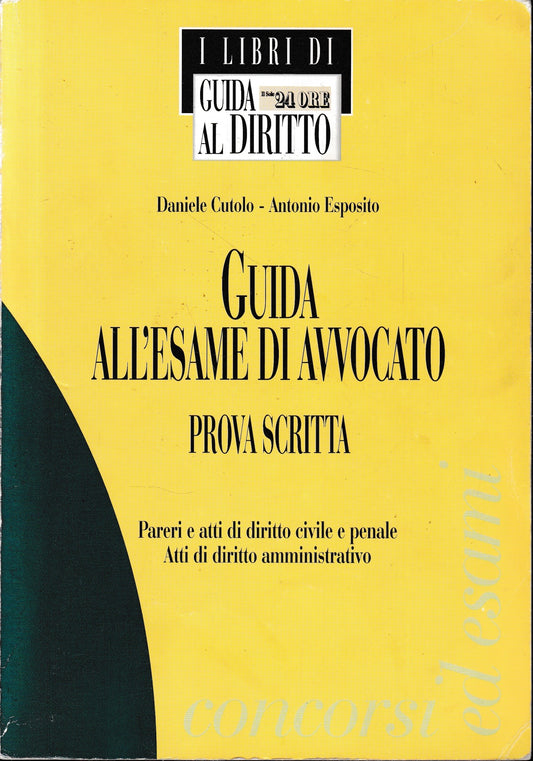 Guida all'esame di Avvocato. Prova scritta - copertina