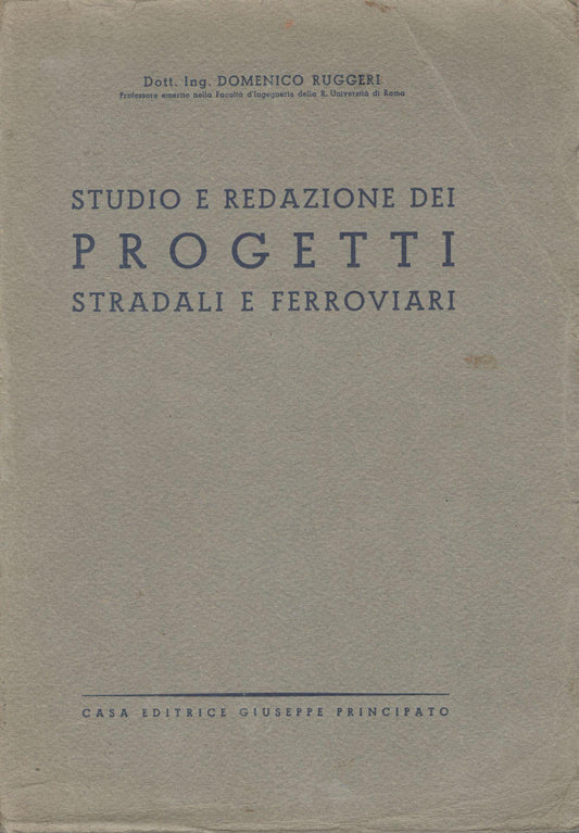 Studio e redazione dei progetti stradali e ferroviari - copertina