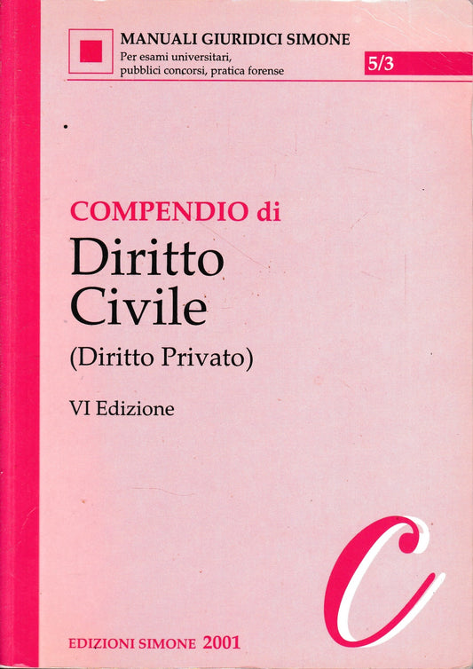 Compendio di diritto civile (diritto privato) - copertina