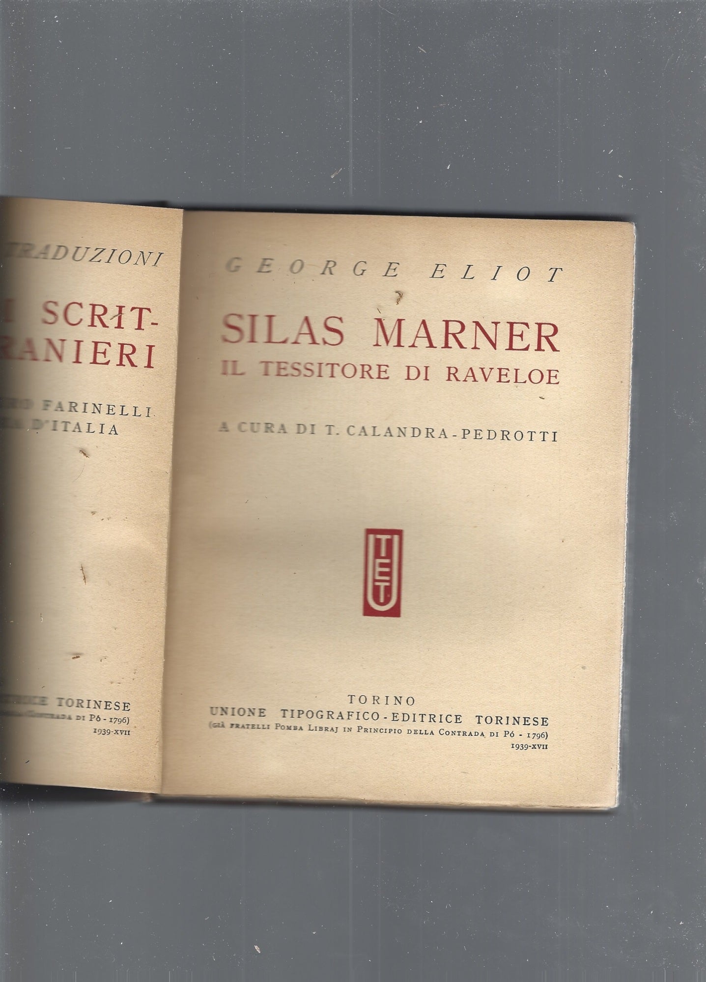 Silas Marner - copertina