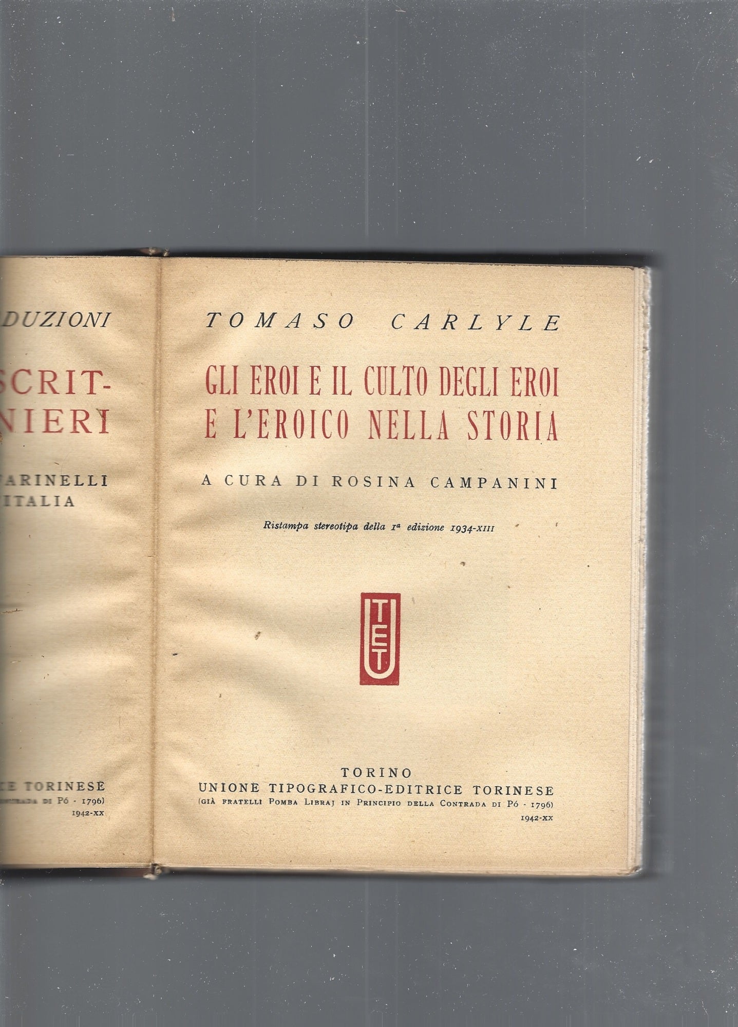 Gli eroi - copertina