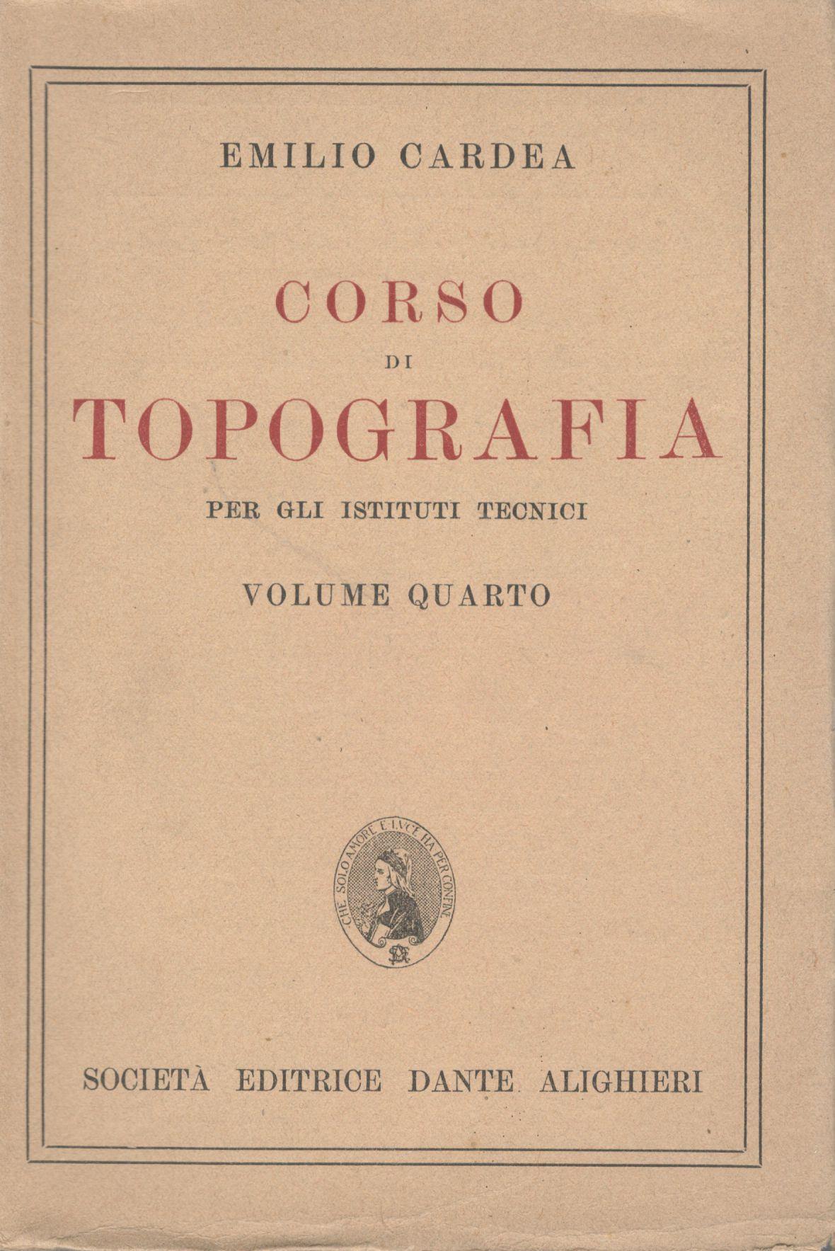 Corso di topografia (volume quarto) - copertina
