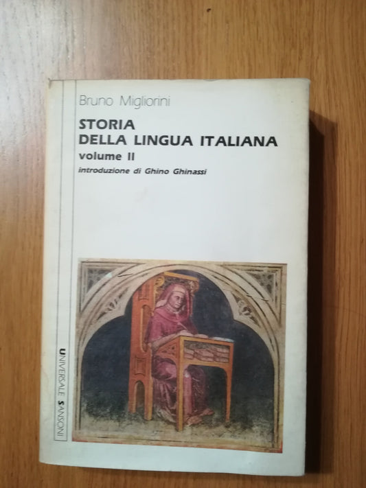 Storia della lingua italiana Vol. II - copertina