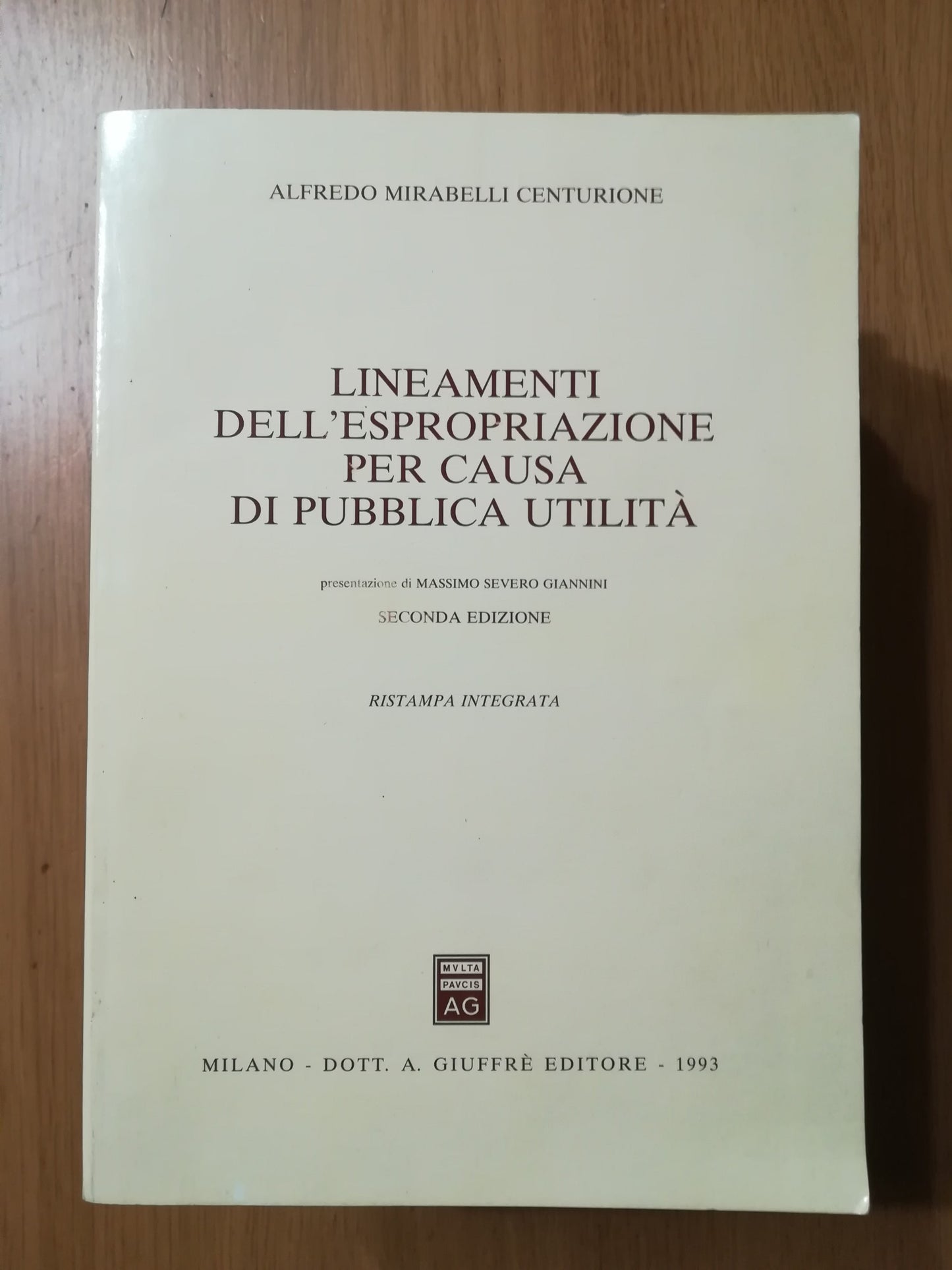 Lineamenti dell'espropriazione per causa di pubblica utilità - copertina