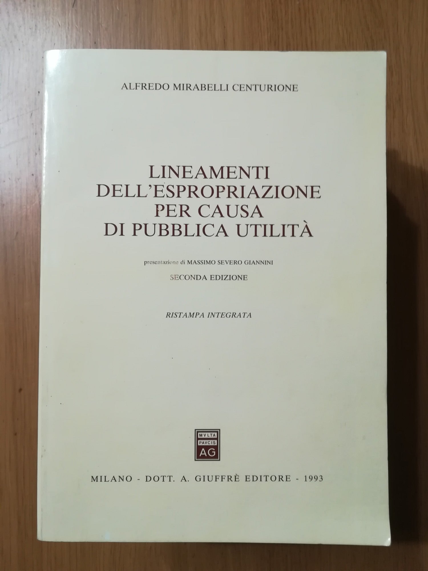 Lineamenti dell'espropriazione per causa di pubblica utilità - copertina