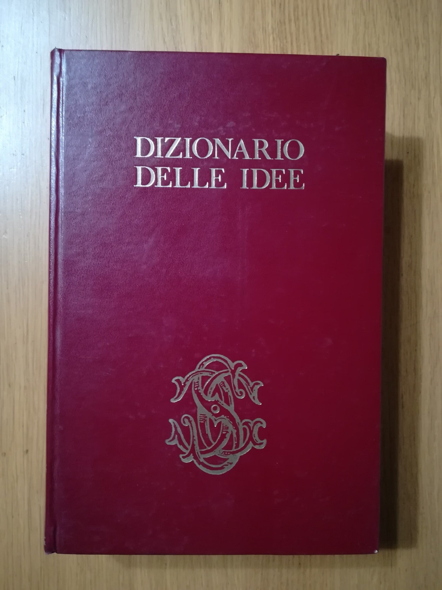 Dizionario delle idee - copertina