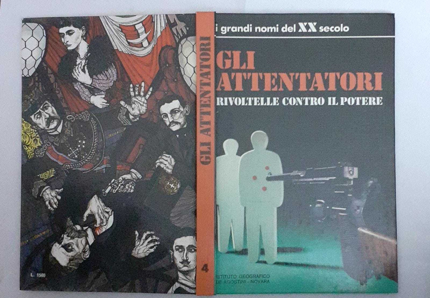 Gli attentatori . Rivoltelle contro il potere - copertina