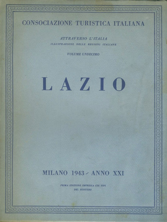 Lazio. Attraverso l'Italia - copertina
