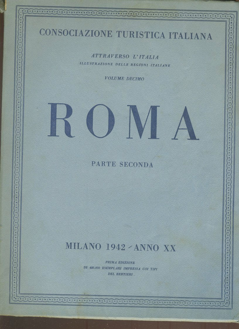 Roma. Attraverso l'Italia. 2 volumi - copertina