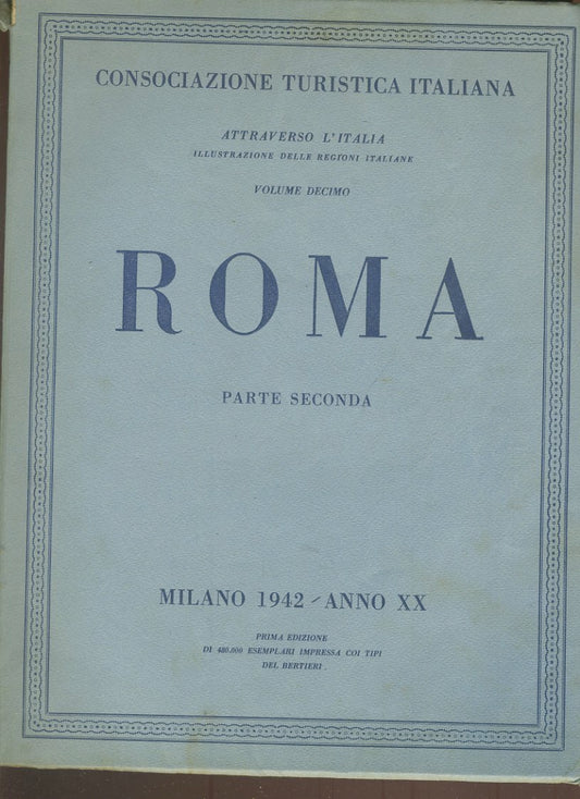 Roma. Attraverso l'Italia. 2 volumi - copertina