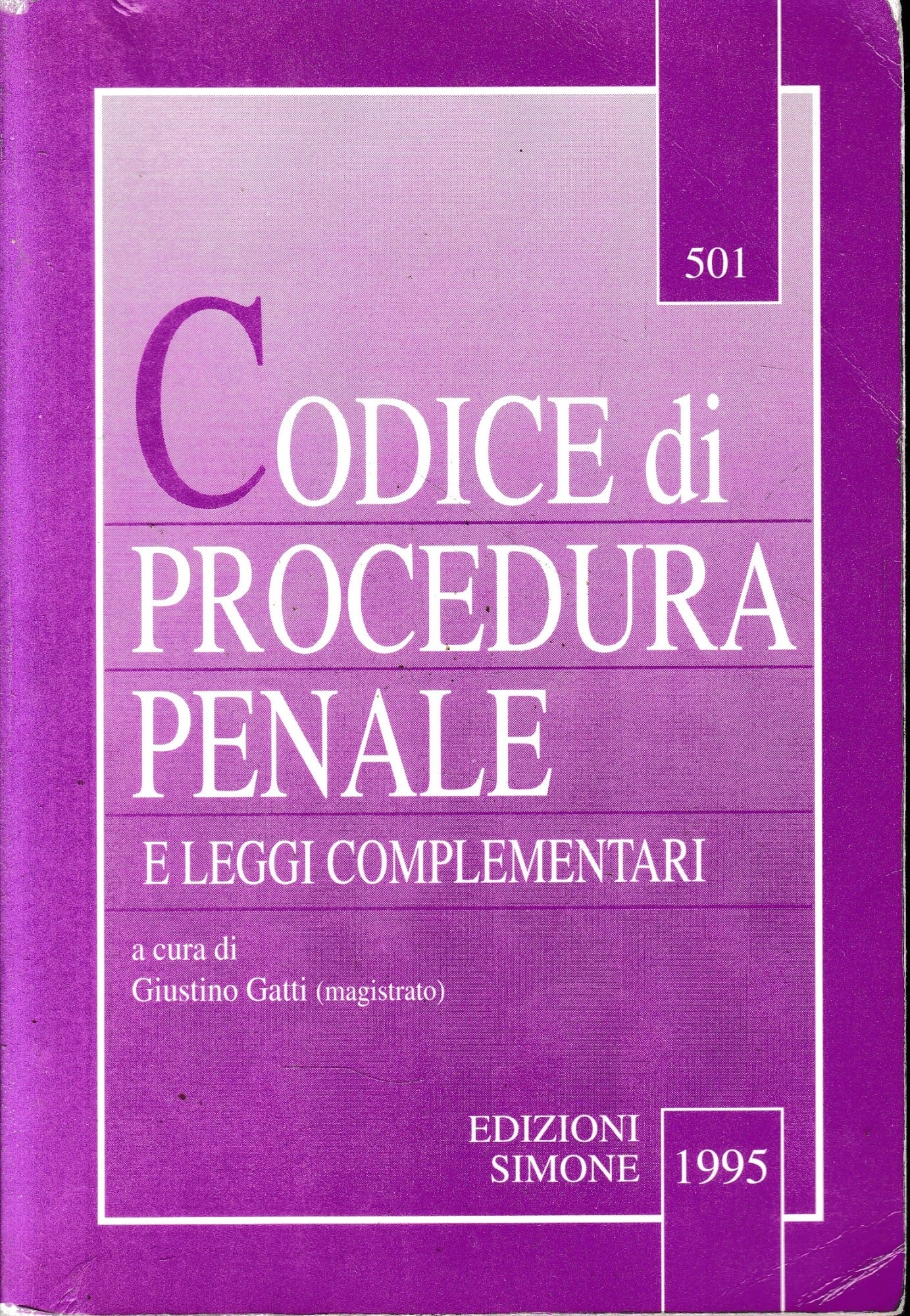 Codice di procedura penale e leggi complementari - copertina