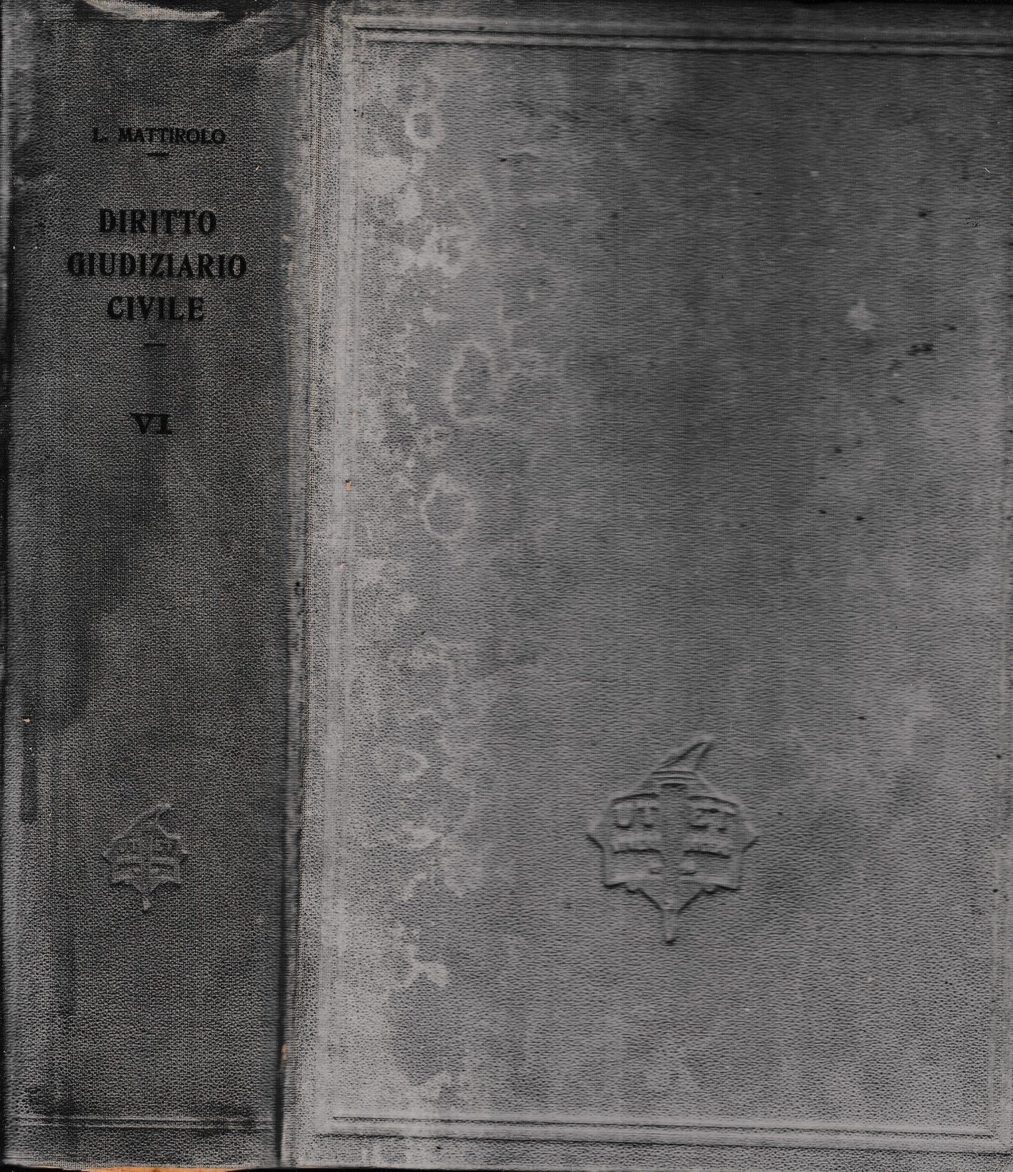 Trattato di Diritto Giudiziario Civile Italiano, vol. 6 - copertina