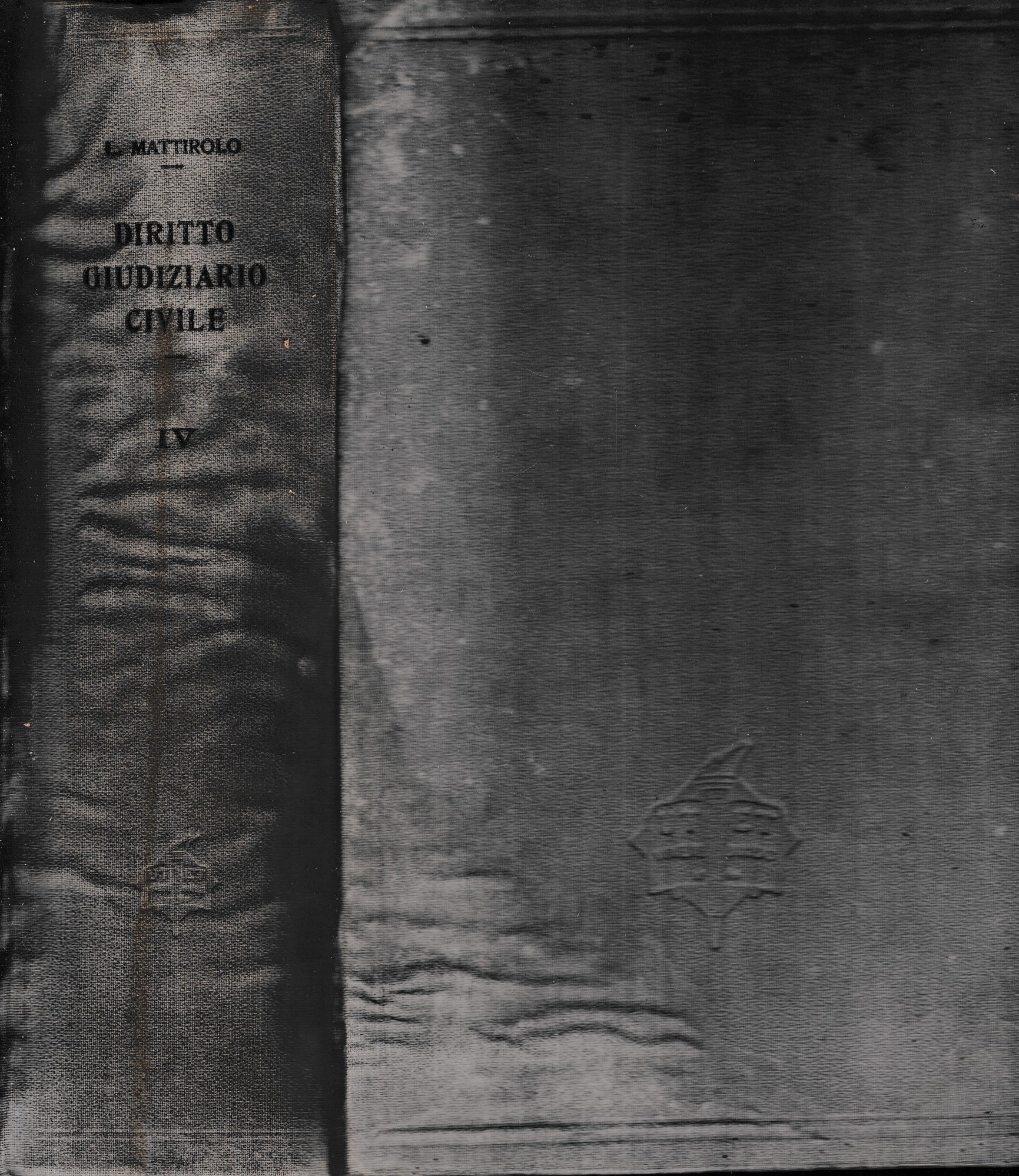 Trattato di Diritto Giudiziario Civile Italiano, vol. 4 - copertina